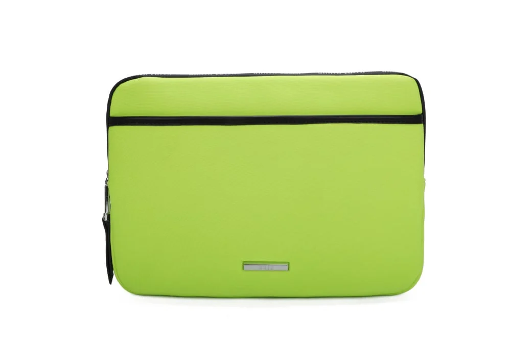 Bolsa Porta Notebook Neoprene Verde Poison - vista 1 de 7
