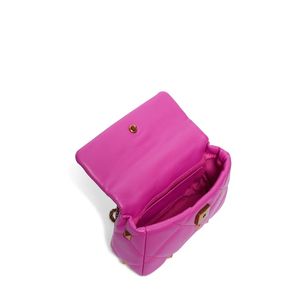 Bolsa Pequena Transversal Soft Rosa Pink Spikes - vista 3 de 3