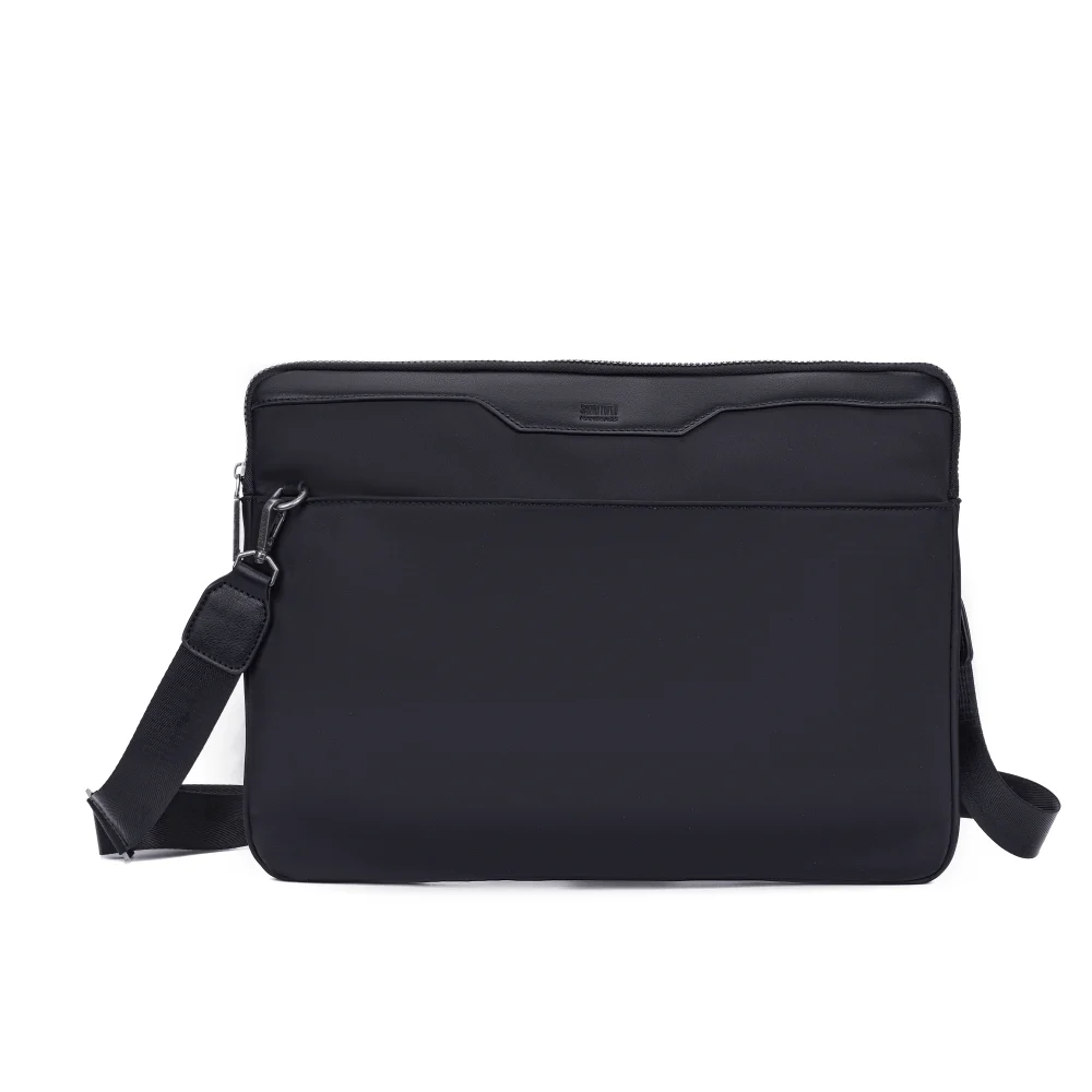 Bolsa Porta Notebook Nylon Preto Transversal - vista 1 de 6