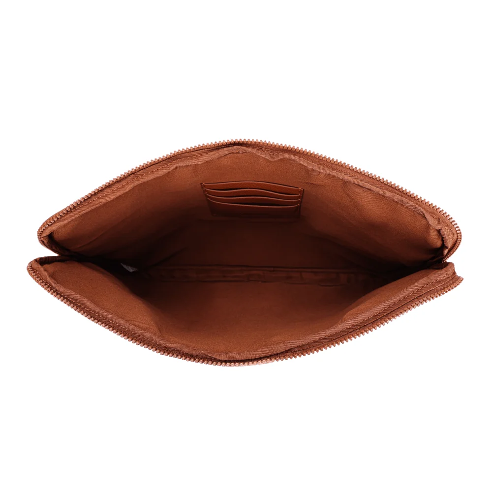 Bolsa Porta Notebook Material Floater Marrom Transversal - vista 5 de 6