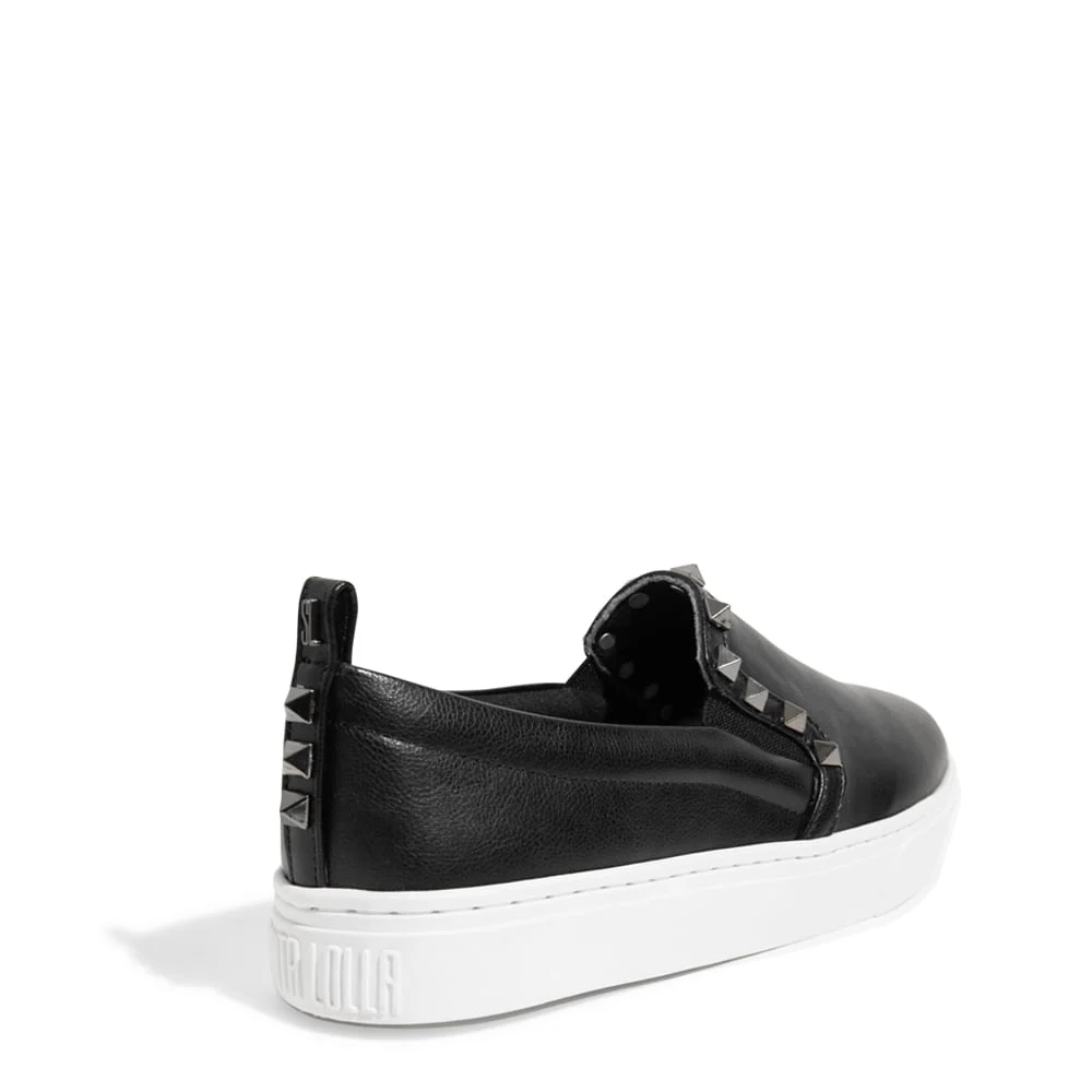 Tênis Slip On Floater Lux Preto Spikes - vista 3 de 5
