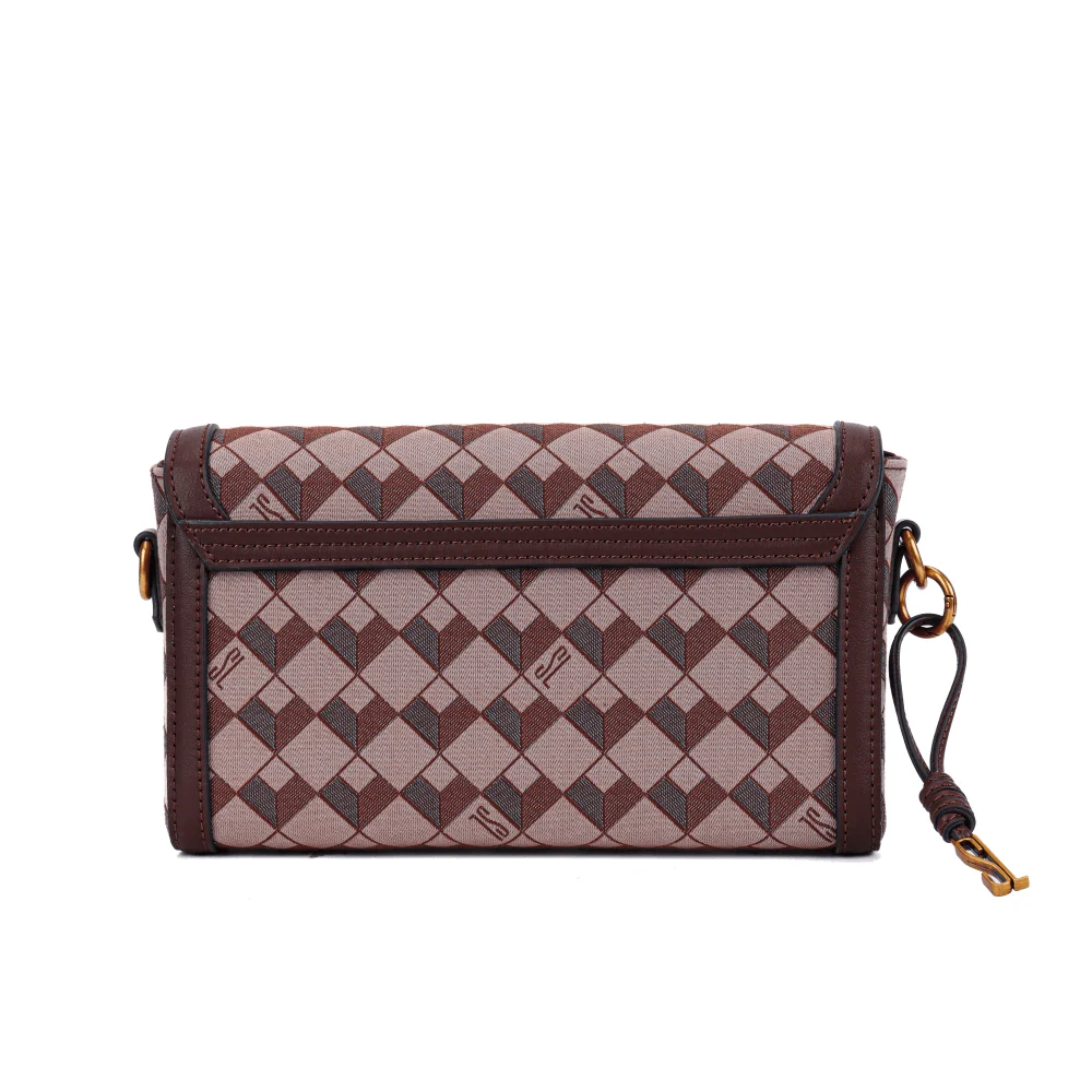 Bolsa Marrom Tiracolo Quadrada - vista 5 de 7