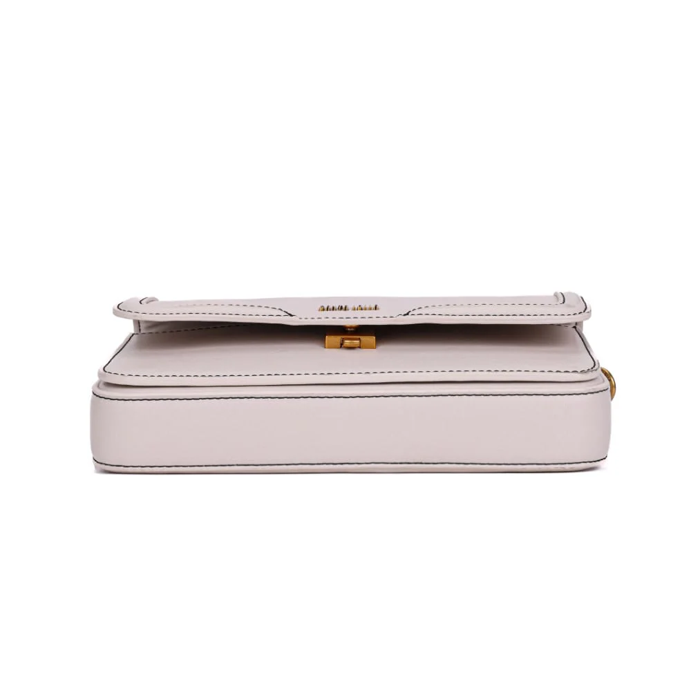 Bolsa Off White Pesponto Pequena Transversal - vista 6 de 7