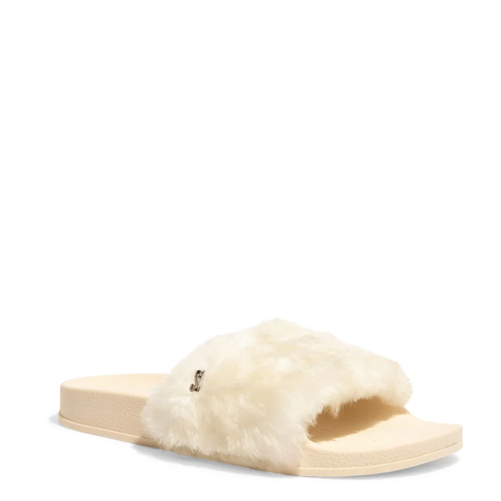 Chinelo Slide Infantil Borracha Off White Pelinho - vista 2 de 4