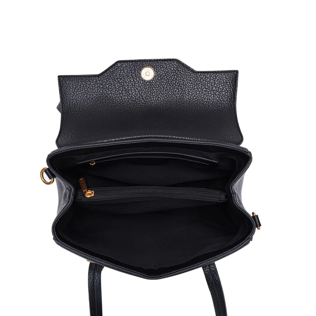 Bolsa Média Preta Floater Alça De Ombro - vista 3 de 6