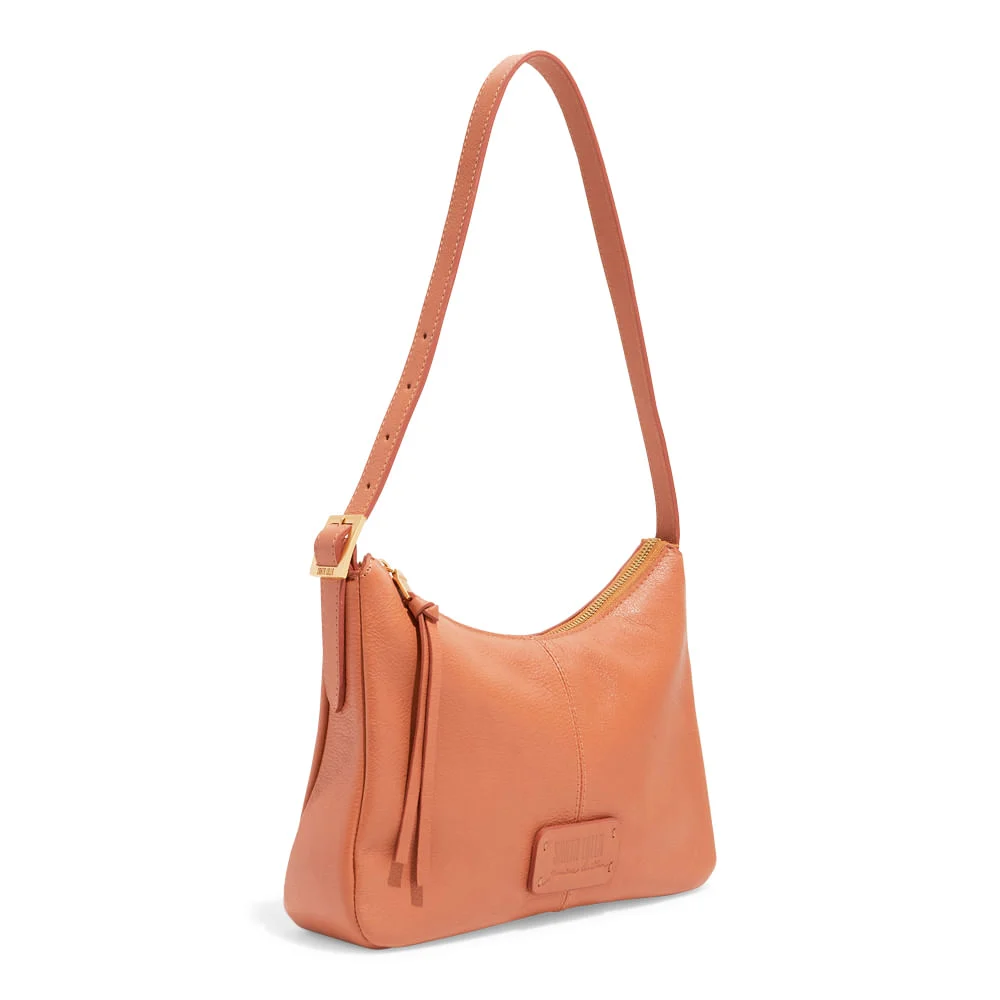 Bolsa Couro Floater Marrom Alça De Ombro - vista 2 de 3