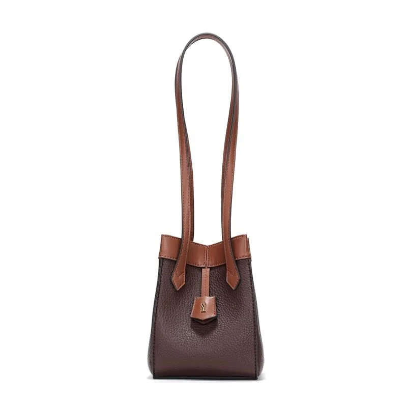 Bolsa Tramado Marrom Alça Longa - vista 1 de 3