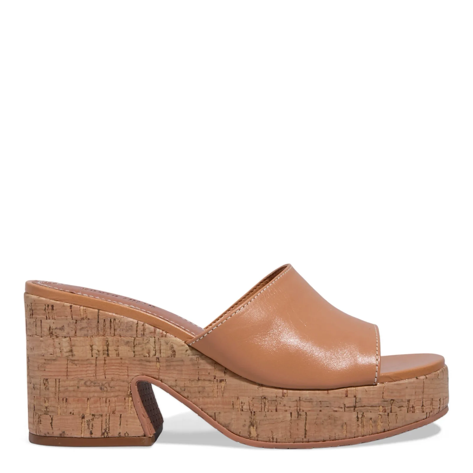 Tamanco Plataforma Couro Nobre Soft Caramelo - vista 1 de 3